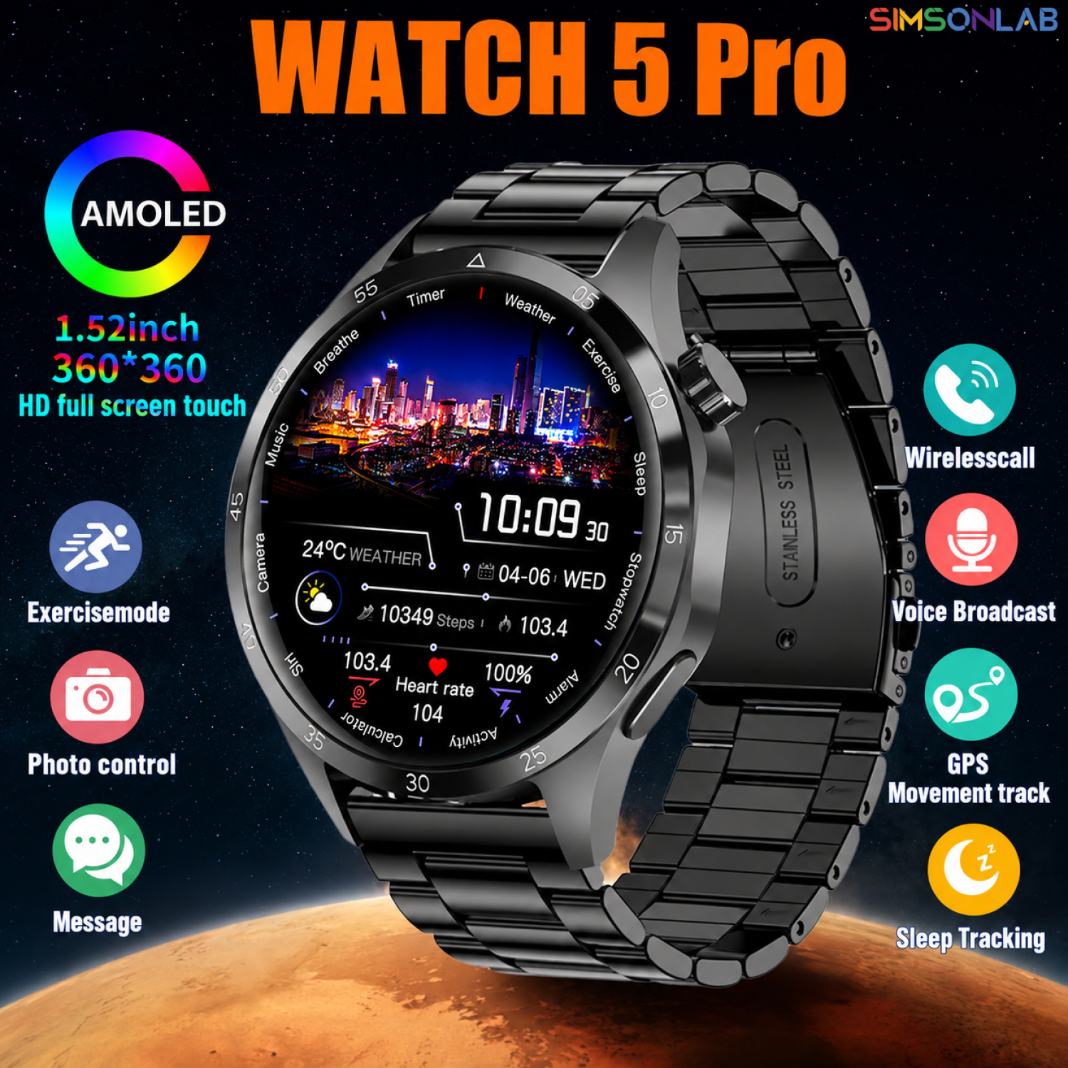2026 Watch 5 Pro GPS Track Com – обзор и цена Gps Running Watch