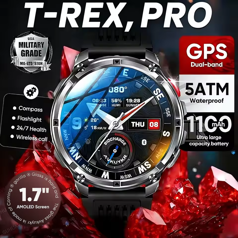 2026 New T-Rex3 Pro 1100mAh Ba – обзор и цена Gps Running Watch