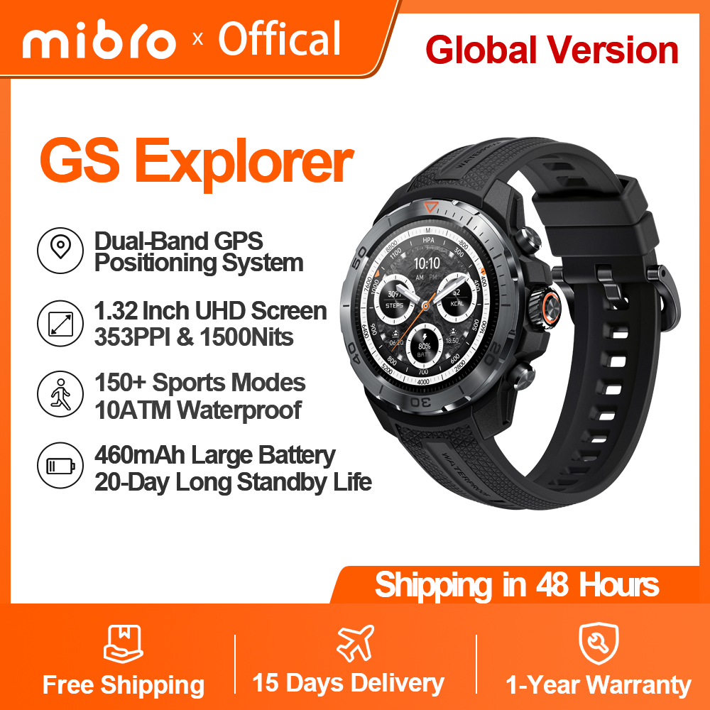 Mibro GS Explorer Smartwatch R – обзор и цена Gps Running Watch