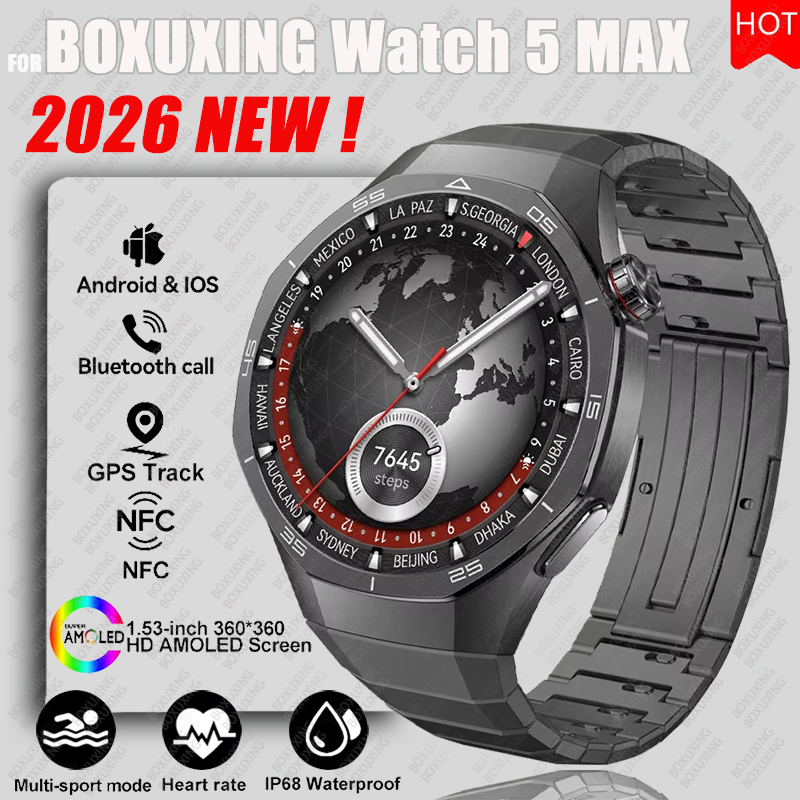 2026 New BOXUXING Watch 5 MAX  – обзор и цена Gps Running Watch