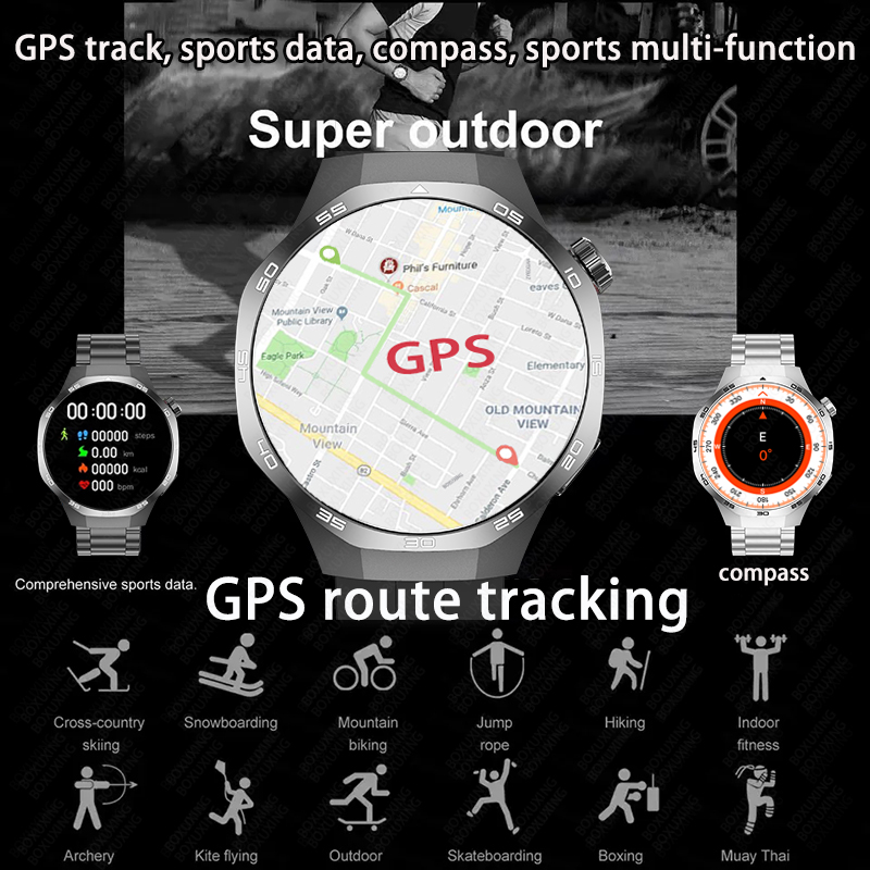 2026 New BOXUXING Watch 5 MAX  – обзор и цена Gps Running Watch