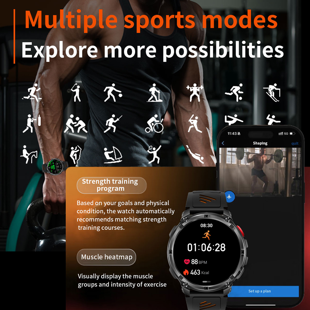 2026 New T-Rex3 Pro 1100mAh Ba – обзор и цена Gps Running Watch