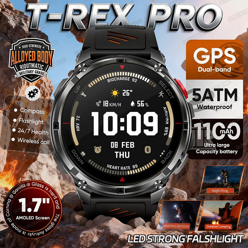 2026 New T-Rex3 Pro 1100mAh Ba – обзор и цена Gps Running Watch
