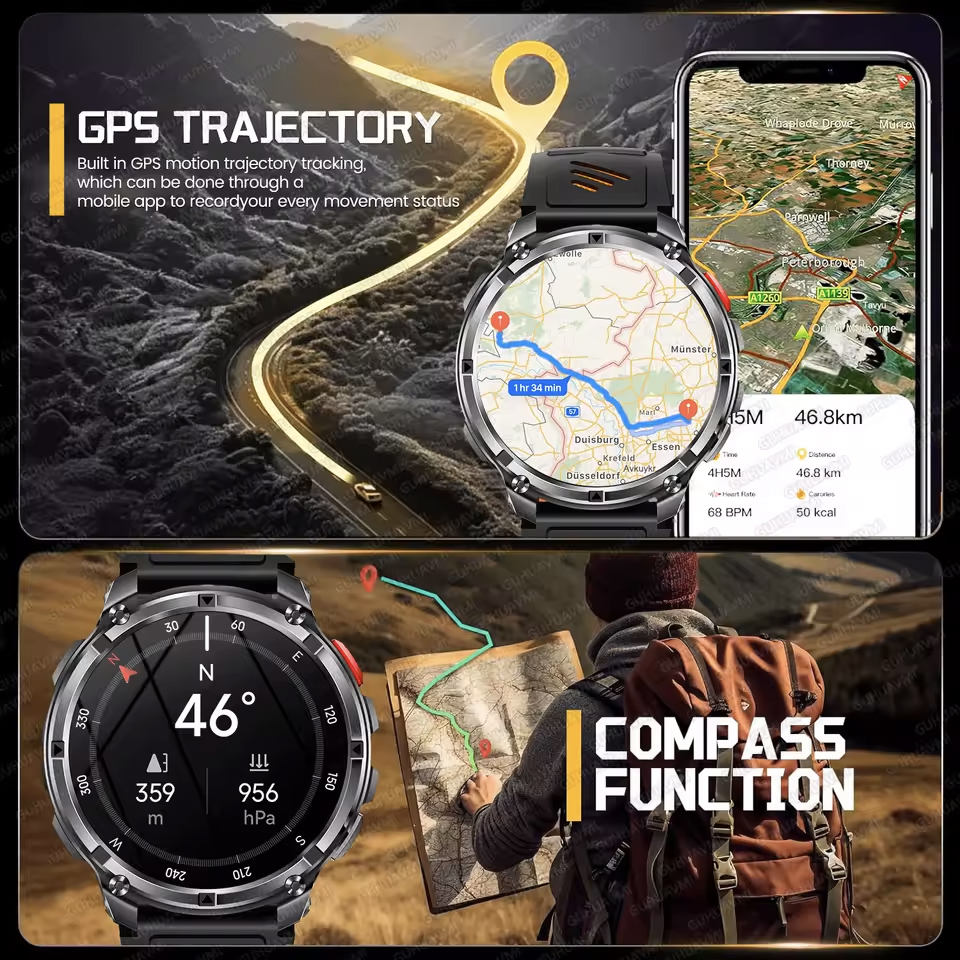 2026 New T-Rex3 Pro 1100mAh Ba – обзор и цена Gps Running Watch