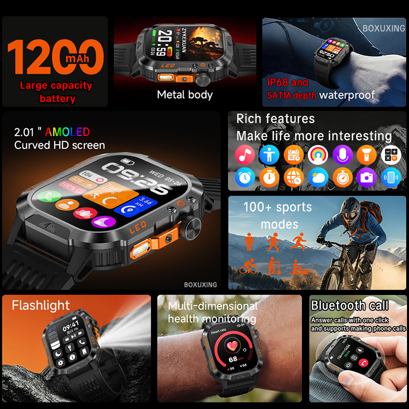 2026 New 1200 mAh Battery Mili – обзор и цена Gps Running Watch