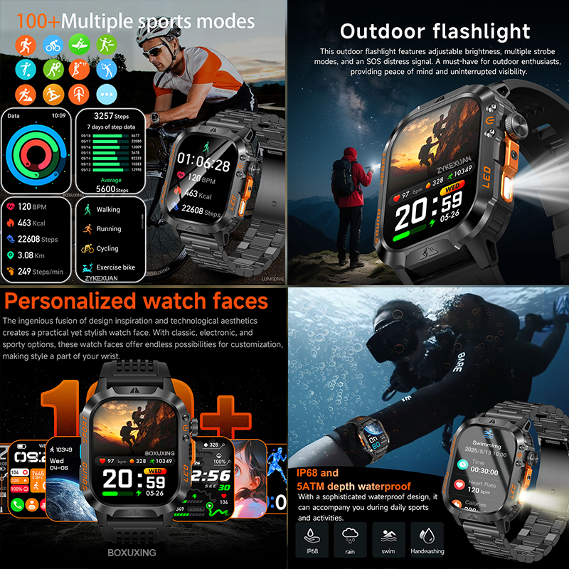 2026 New 1200 mAh Battery Mili – обзор и цена Gps Running Watch